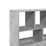 vidaXL Cloison de séparation gris béton bois d'ingénierie