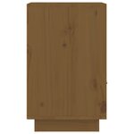 vidaXL Tables de chevet 2Pièces Marron miel 40x34x55cm Bois de pin massif