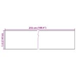 vidaXL Paravents de balcon 10 Pièces anthracite 255x19 cm résine tressée