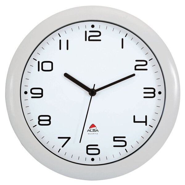 Horloge murale Hornew à quartz -blanc
