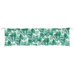 vidaXL Coussins de banc de jardin lot de 2 motif de feuilles