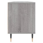 vidaXL Meuble TV sonoma gris 150x30x44 5 cm bois d'ingénierie