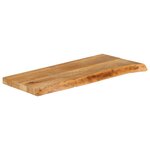 vidaXL Dessus de table à bord vivant 70x20x3 8 cm bois massif manguier