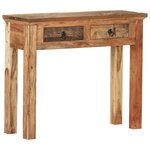 vidaXL Table console 90 5x30x75 cm Bois d'acacia et de récupération