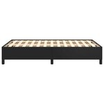 vidaXL Cadre de lit sans matelas noir 120x190 cm similicuir