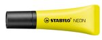 Surligneur NEON Tendance Pte Biseautée 2- 5 mm jaune x 10 STABILO