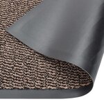 vidaXL Paillasson touffeté 90x150 cm Marron foncé