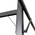vidaXL Pergola avec toit rétractable crème 295x292x230 cm