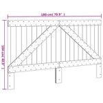 vidaXL Tête de lit 180x104 cm bois massif de pin