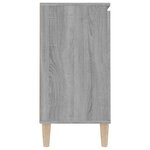 vidaXL Buffet Sonoma gris 101x35x70 cm Bois d'ingénierie