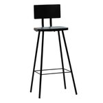 vidaXL Tabourets de bar lot de 4 bois massif de récupération