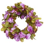 vidaXL Guirlandes de fleurs de Noël 6 Pièces violet clair 250 cm