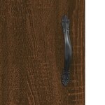 vidaXL Bureau chêne marron 140x50x75 cm bois d'ingénierie