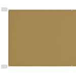 vidaXL Auvent vertical Beige 180x600 cm Tissu oxford