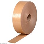 Rouleau kraft gomme 200m x 4 cm - brun - clairefontaine