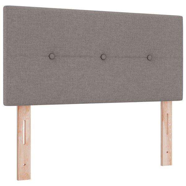 Tête de lit LED vidaXL capitonnée taupe 100 cm en tissu