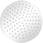 vidaXL Tête de douche plongeante ronde en acier inoxydable 25 cm