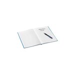 LEITZ Cahier Couverture A5 Petits Carreaux Bleu