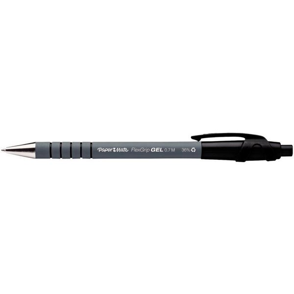 Stylo gel PaperMate Flexgrip 07 noir