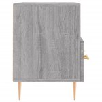 vidaXL Meuble TV Sonoma gris 80x36x50 cm Bois d'ingénierie