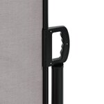vidaXL Auvent latéral rétractable de patio 160x300 cm Gris