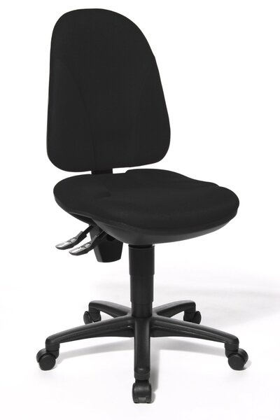 chaise de bureau pivotante ' WellPoint P 10 ' , noir TOPSTAR