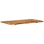 vidaXL Dessus de meuble-lavabo de salle de bain Acacia 100x52x2 5 cm