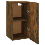 vidaXL Ensemble de meubles TV 8 Pièces Chêne fumé Bois d'ingénierie