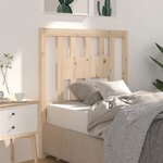 vidaXL Tête de lit 106x4x100 cm Bois massif de pin