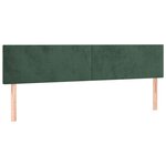 vidaXL Sommier à lattes de lit avec matelas LED Vert foncé 200x200 cm