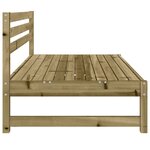 vidaXL Canapé central de jardin 120x80 cm bois de pin imprégné