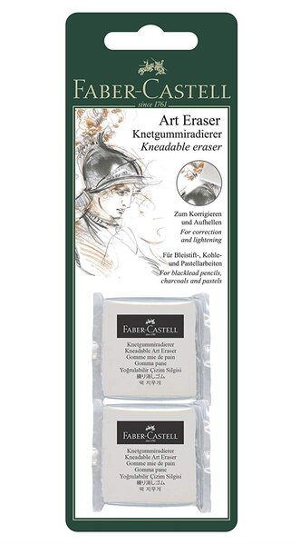 Gomme mie de pain blanc 2x FABER-CASTELL