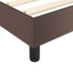vidaXL Cadre de lit sans matelas marron 140x200 cm similicuir