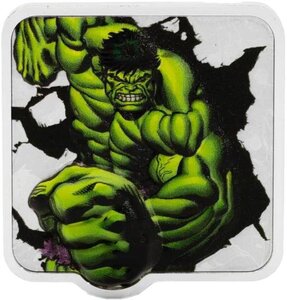 Pièce de monnaie en Argent 3 Dollars g 62.2 (2 oz) Millésime 2025 Smash HULK