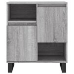 vidaXL Buffets 3 Pièces Sonoma gris Bois d'ingénierie