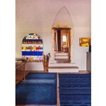 Tapis coton air Alaska - bleu - 140 x 200