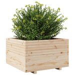 vidaXL Jardinière 80x80x49 5 cm bois de pin massif