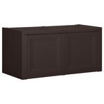vidaXL Boîte à coussins Marron 86x40x42 cm 85 L