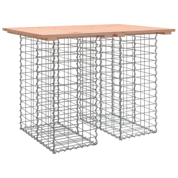 vidaXL Banc de jardin design gabion 100x70x72cm bois massif de douglas