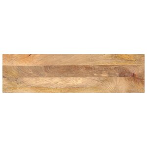 vidaXL Dessus de table 120x30x2 5cm rectangulaire bois massif manguier
