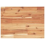 vidaXL Dessus de table rectangulaire 60x30x2 cm bois massif d'acacia