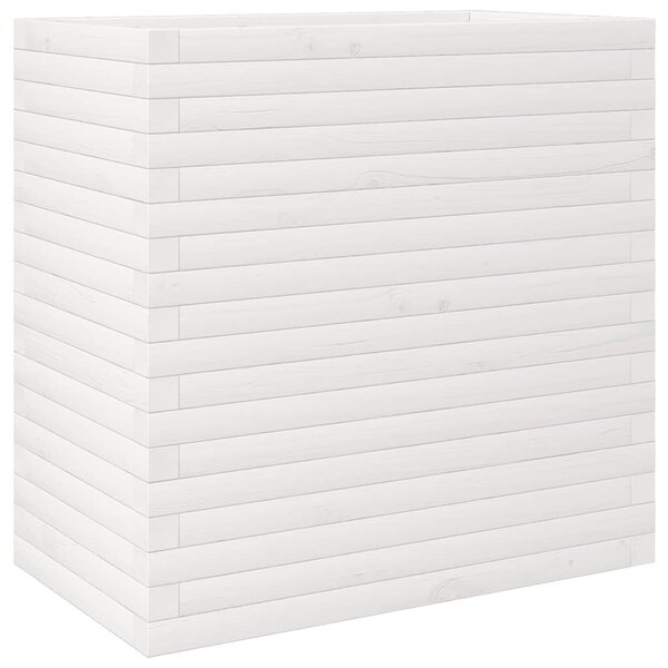 vidaXL Jardinière blanc 70x40x68 5 cm bois de pin massif