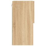 vidaXL Meubles TV avec lumières LED 2 Pièces chêne sonoma 40 5x30x60 cm