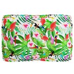 vidaXL Coussin de palette pour siège Jungle tropical 120x80x12 cm en tissu Oxford