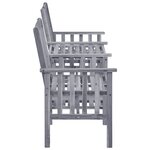Chaises de jardin avec table à thé et coussins acacia solide 02_0013345
