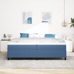 vidaXL Cadre de lit Bleu 200x200 cm en Velours Côtelé