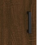 vidaXL Buffet haut chêne marron 69 5x31x115 cm bois d'ingénierie
