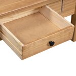 vidaXL Table basse 100x60x45 cm Pin massif Assortiment Panama