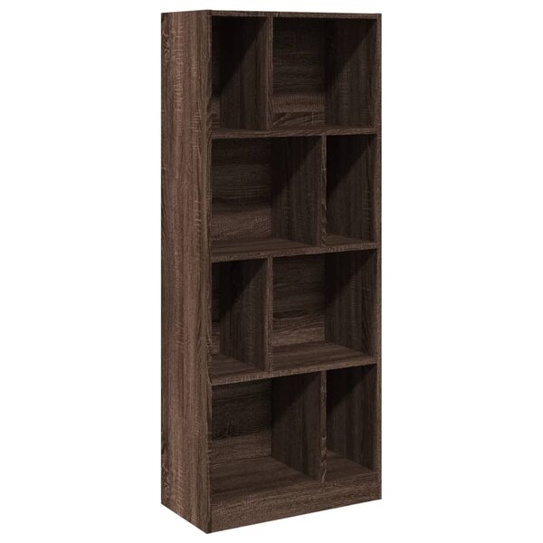 vidaXL Bibliothèque chêne marron 57x28 5x141 cm bois d'ingénierie