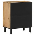vidaXL Table de chevet 50x33x60 cm bois de manguier massif